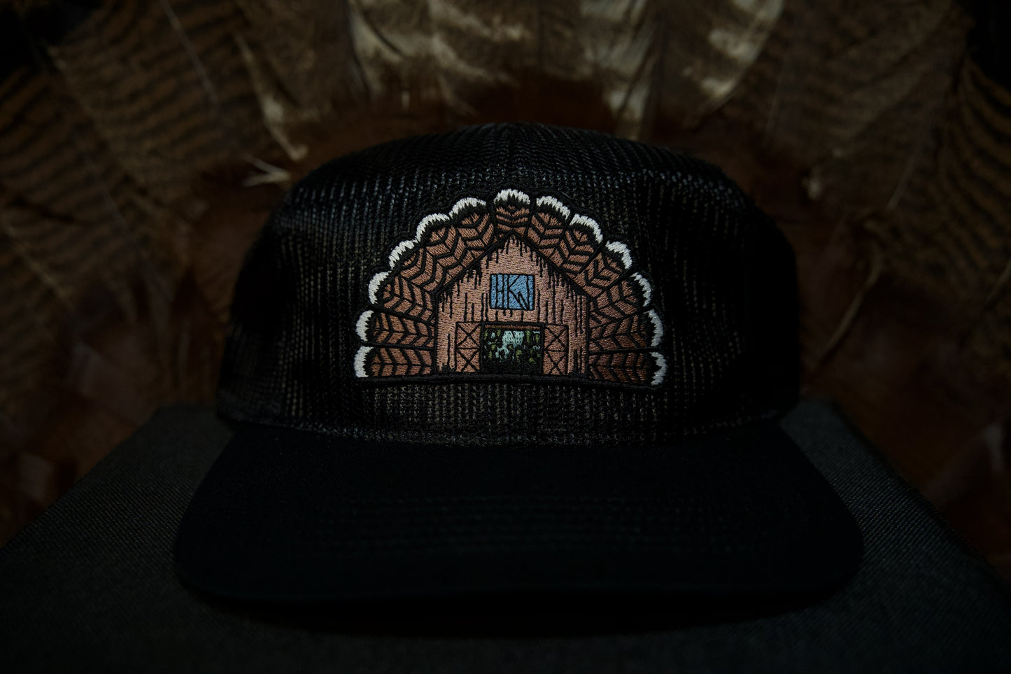 Black All Mesh Hat